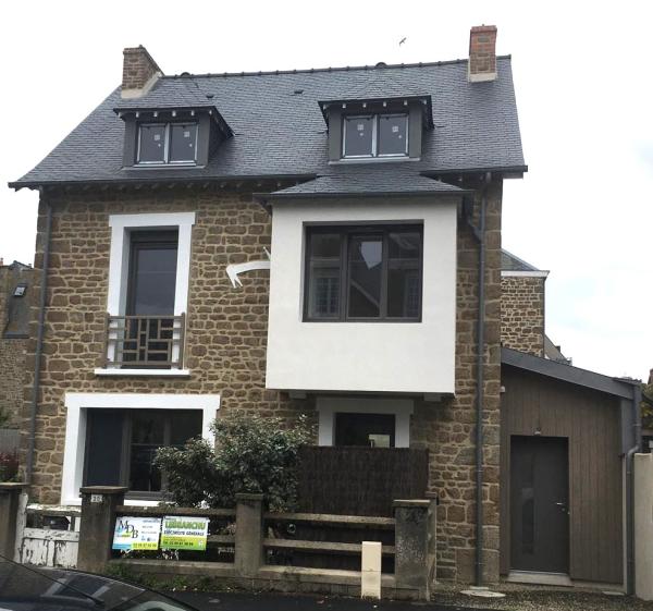façade est  après