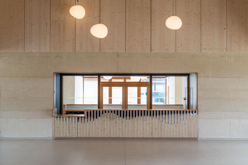 Espace d'accueil - Mobilier sur mesure @Sandrine Rivière