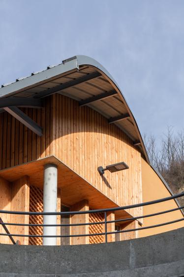 Vue extérieure - la bibliothèque @Iris Rodet
