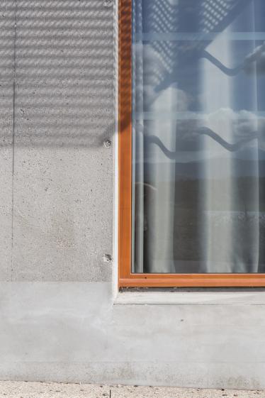 Vue extérieure - Détail de façade @Iris Rodet