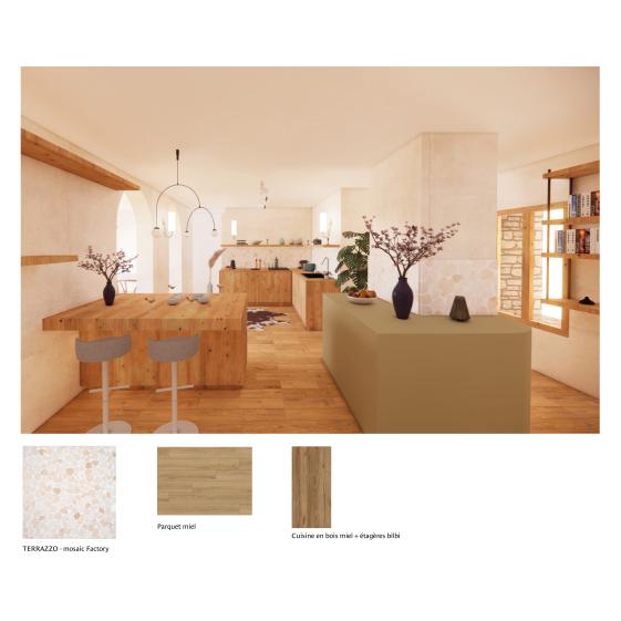 Création et aménagement intérieur d'un appartement à l'étage