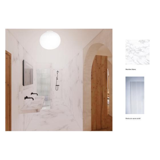 Création et aménagement intérieur d'un appartement à l'étage 