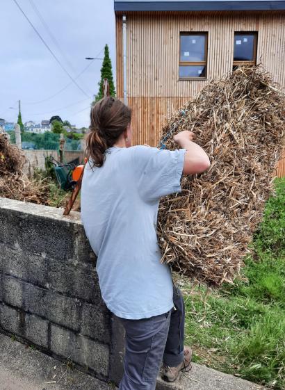 Construction paille
