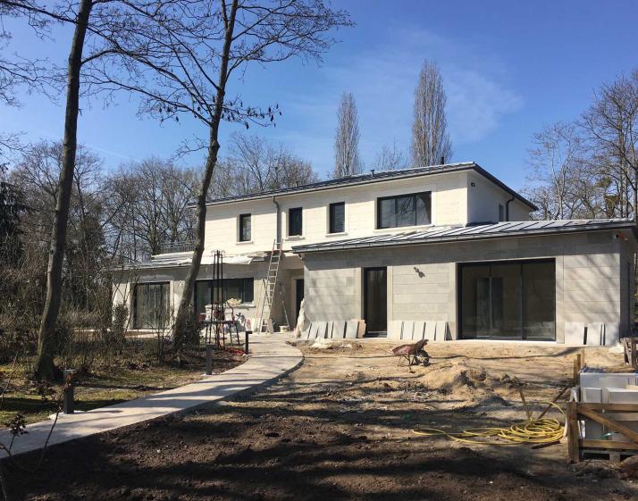 Vue entrée phase travaux