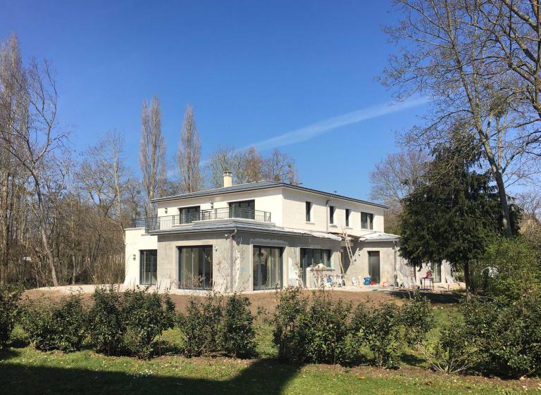 Vue du parc phase travaux