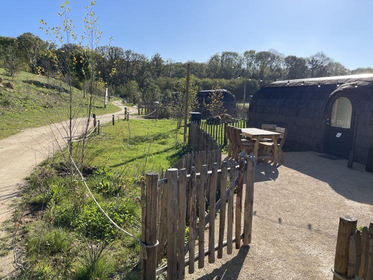 Zone terrasse d'un Iglucraft 