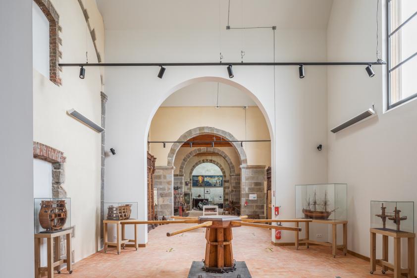 Intérieur de l'extension du musée