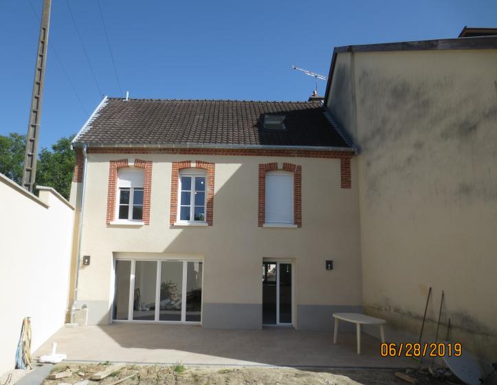 FACADE SUR JARDIN APRES TRAVAUX