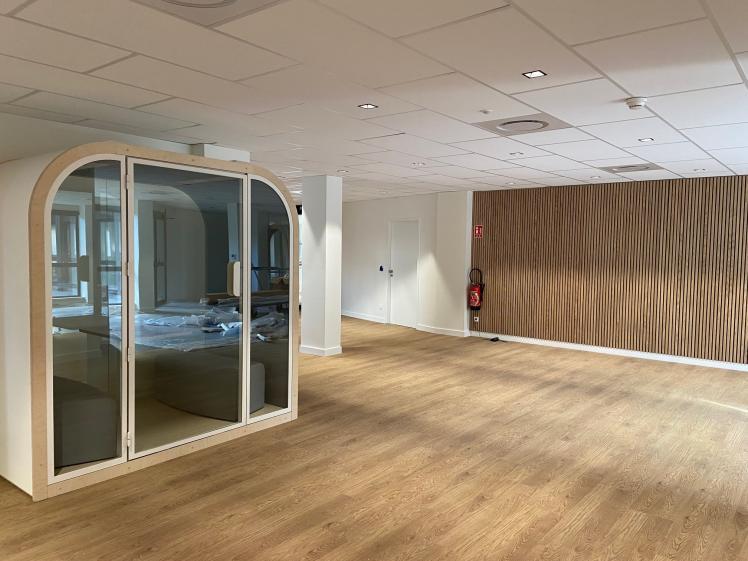 Espace centrale du bâtiment