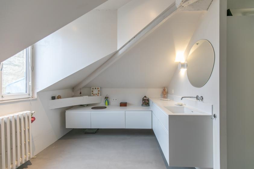 SDB master avec meuble vasque en angle