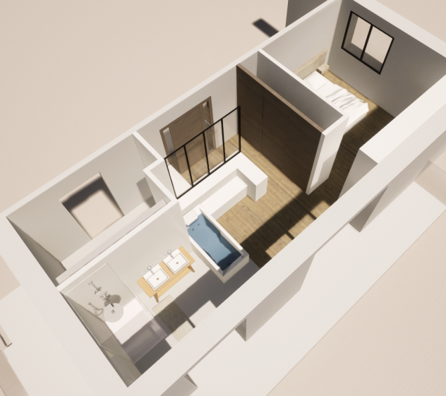 Modélisation 3D chambre parentale