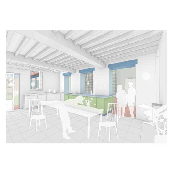 Vue depuis la cuisine