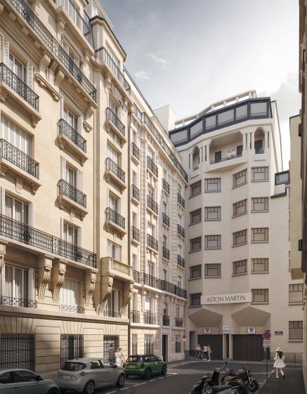 Vue depuis la rue