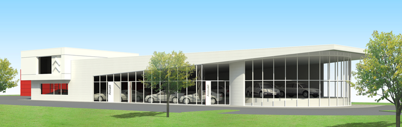 CONSTRUCTION D'UN GARAGE PEUGEOT CITROEN - LIEVIN