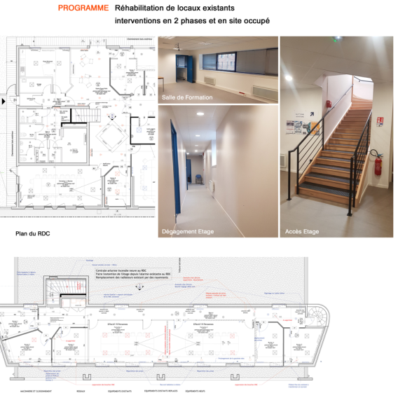 AMENAGEMENT BUREAU MISSION LOCALE- LIEVIN - IMAGINE ARCHITECTURE