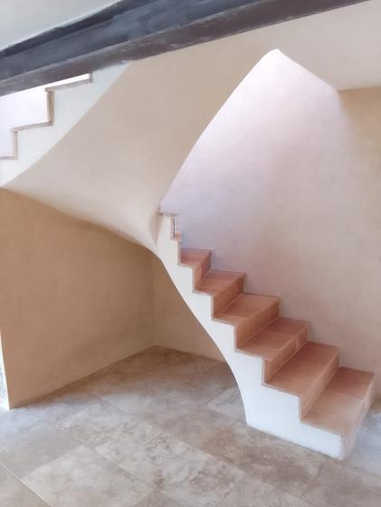 escalier sur voûte sarrasine