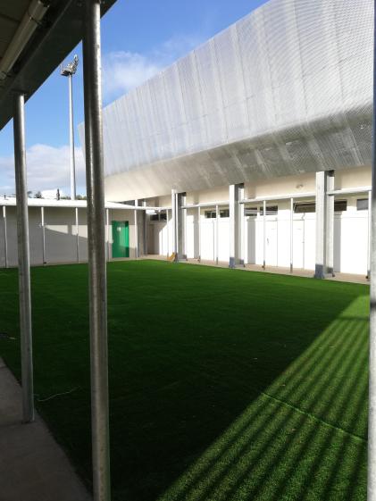 Entree des vestiaires