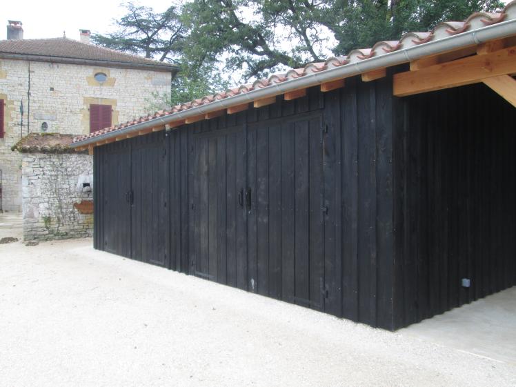 Façade accès garage