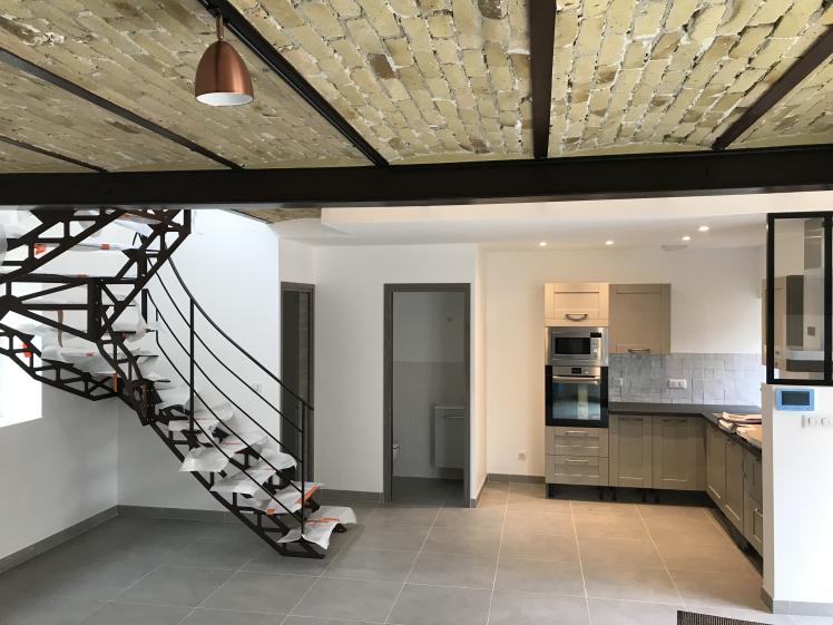 Rénovation d'une maison de centre ville pour créer 2 logements