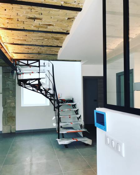 Rénovation d'une maison de centre ville pour créer 2 logements