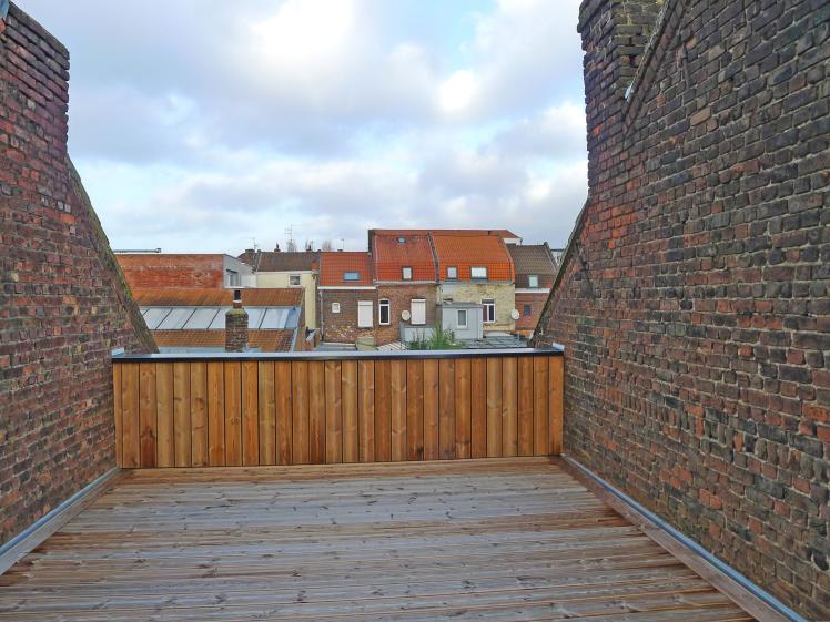Vue depuis le toit terrasse 