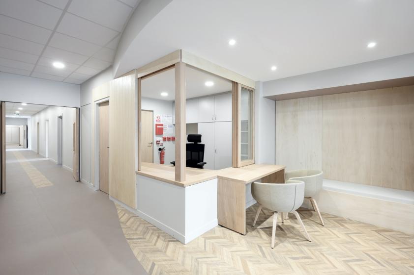 Espace accueil du foyer médicalisé - Photo : l'Empreinte Graphique