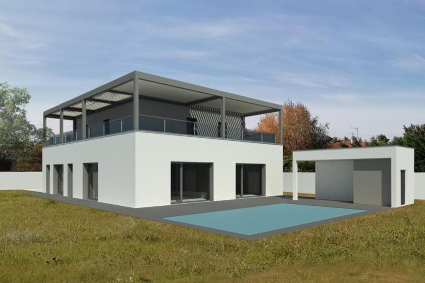 construction d'une maison neuve d'environ 190 m² dans le Rhône