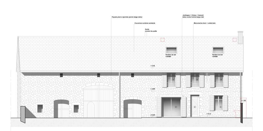 Plan de façade