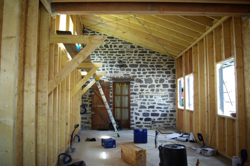 Début du chantier intérieur