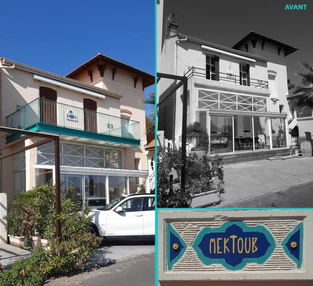 extension de terrasse - avant / après