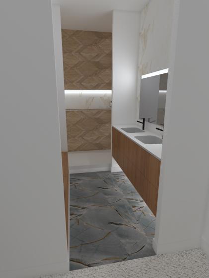 Création d'une salle d'eau dans la suite parentale