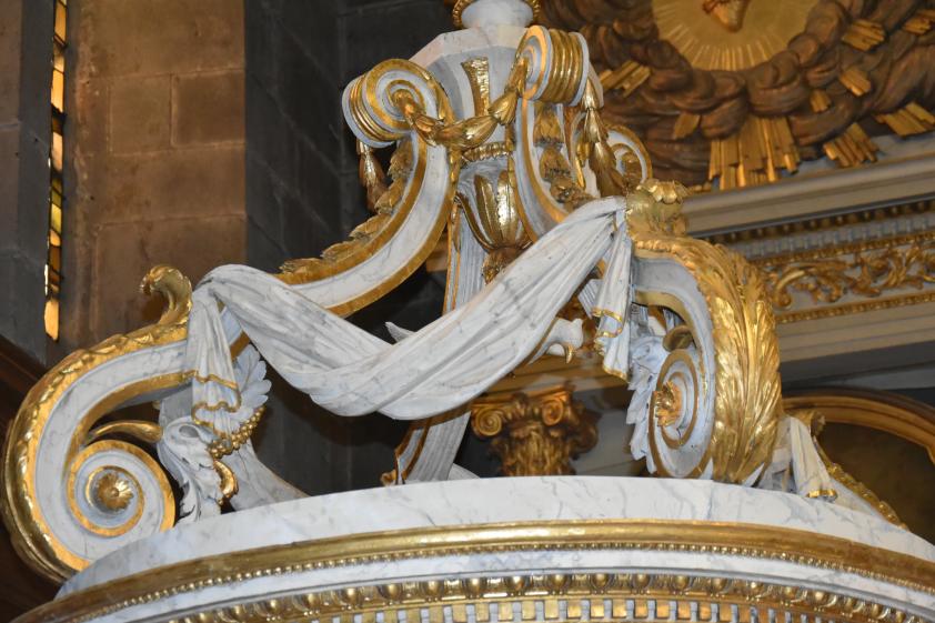Travail de restauration : polychromie et dorure