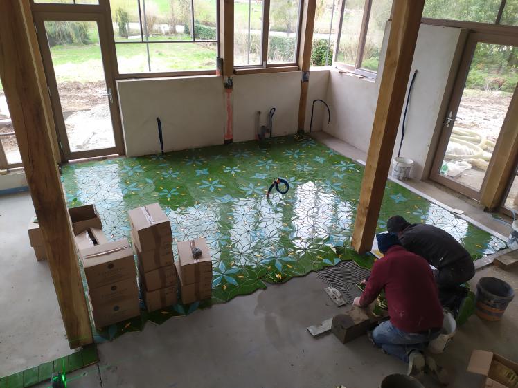 Carrelage en cours