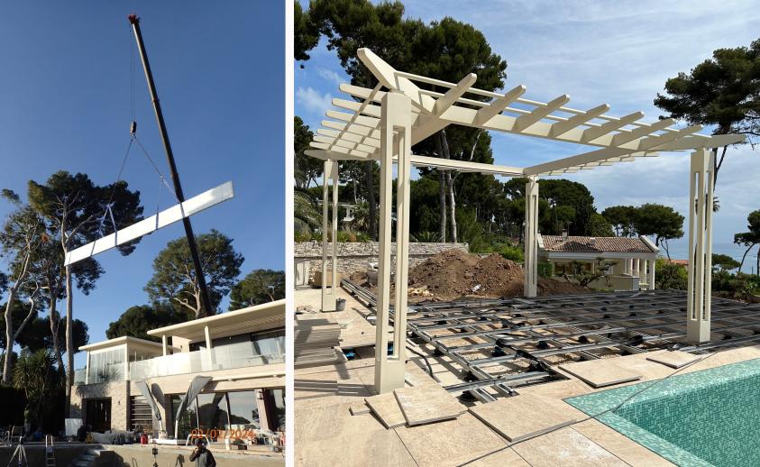 Piscine Design + Pergola