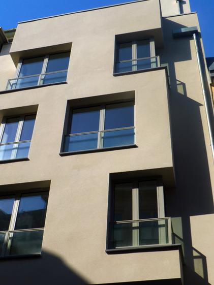 façade avec bow-window