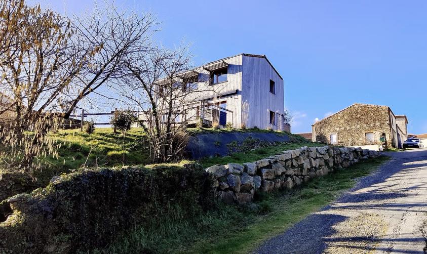 SL20 Architecture - maison passive - secteur La Roche-sur-Yon - Vue depuis la rue