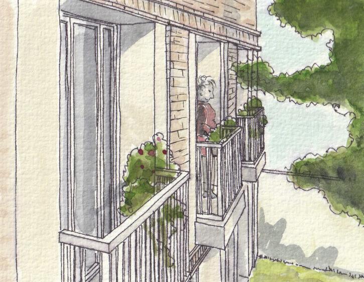 Chez Jeannette - aquarelle 2