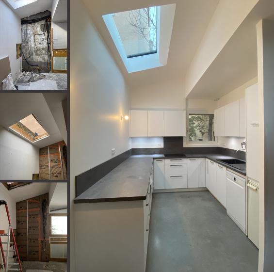 rénovation cuisine de loft