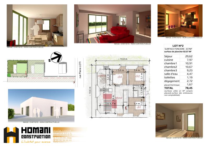 fiche commercial maison type HOMANI