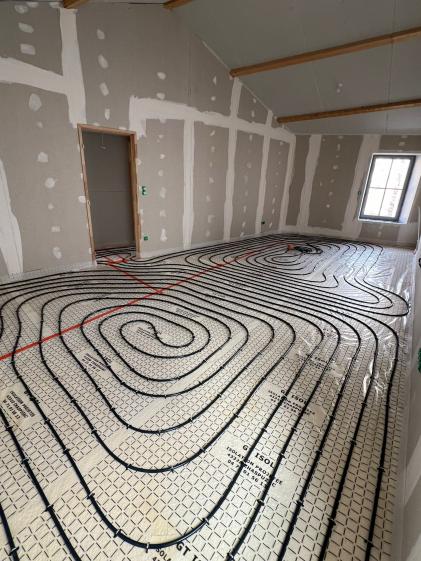 Réalisation plancher chauffant