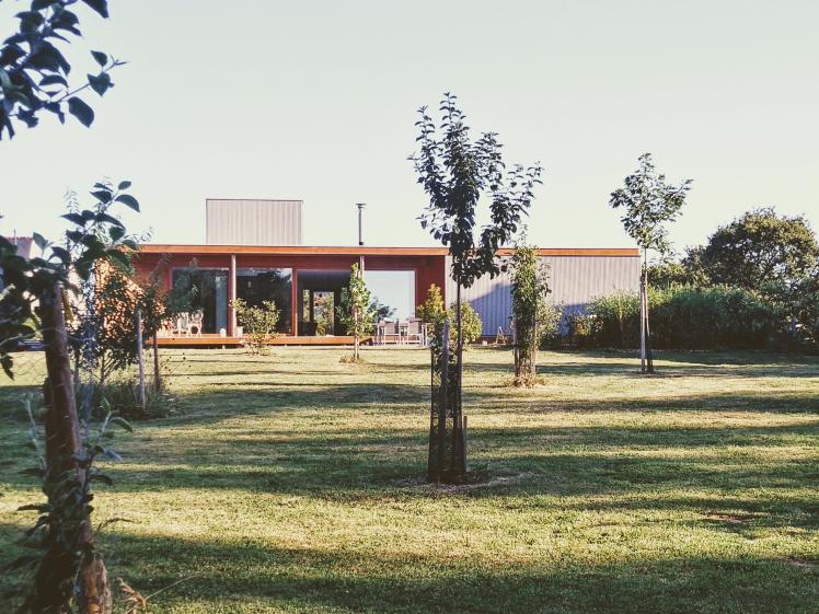 vue lointaine du jardin