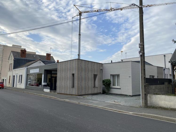 Extension depuis la rue des Ponts-de-Cé