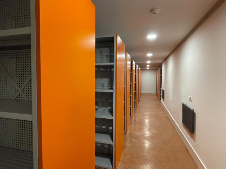 linéaire d'archives