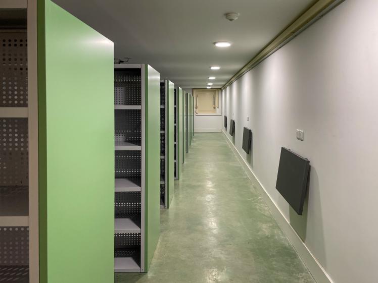 linéaire d'archives