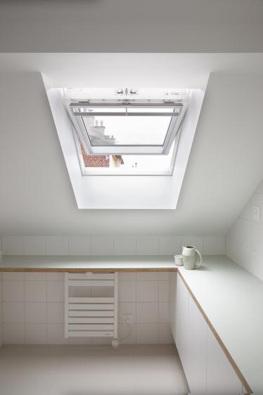 salle d'eau, carrelages issus de la filière réemploi