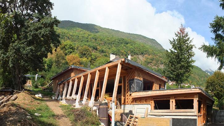 Vue extérieure chantier