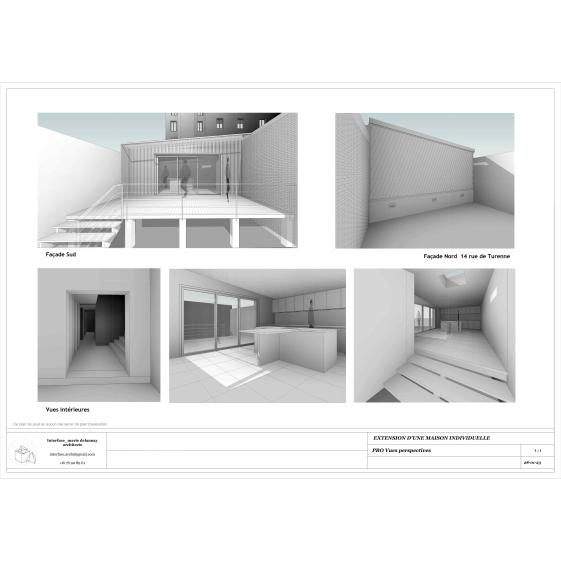 Vues perspectives du projet