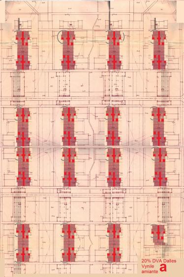 Un quartier de 1600 appartements avec encore 20% de couverture sols en DVA ou j'ai encapsulée au moins le couloir commun des trois appartements (un de ma cliente) et le hall d'entré : sans mercy de l'entourage, ma cliente est aujourd'hui menacée par la ville entière.