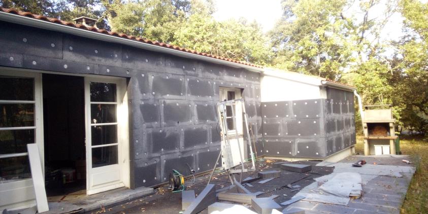 rénovation avec piscine Saint-Pierre d'Oléron ITE
