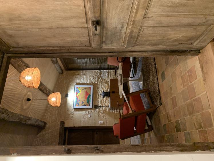 Accès depuis l'habitation principale